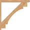 Ekena Millwork Merced Craftsman Smooth Outlooker, Western Red Cedar, 5 1/2"W x 48"D x 48"H OUT06X48X48MRC04SWR - alternate 4